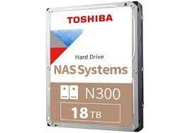 Toshiba N300 NAS - Disco rígido - 18 TB - interna - 3.5" - SATA 6Gb/s - 7200 rpm - buffer: 512 MB