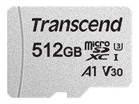 Transcend Cartão de Memoria 512GB microSD com adaptador UHS-I U3 A1