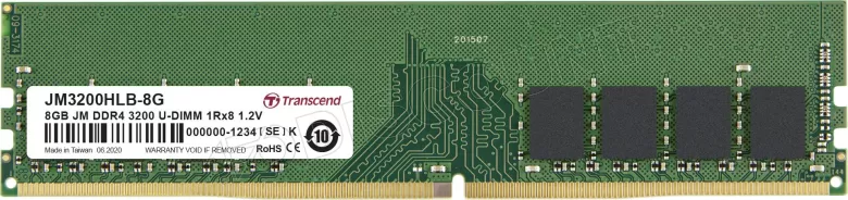 Transcend JetRAM - DDR4 - Modul - 8 GB - DIMM 288-PIN