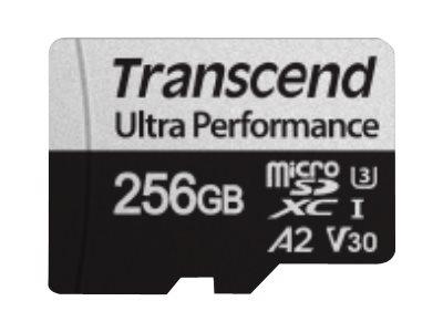 Transcend microSDXC 256GB 330S Class 10 UHS-I U3 A2 - TS128GUSD330S
