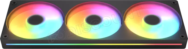 Triple Ventilateur de boitier Cougar Unity RGB  - 360mm (Noir)