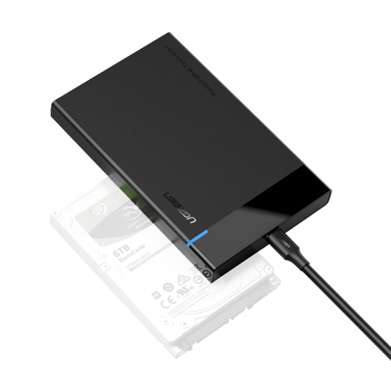 UGREEN Festplattengehäuse 50743 SSD/HDD "2,5"""