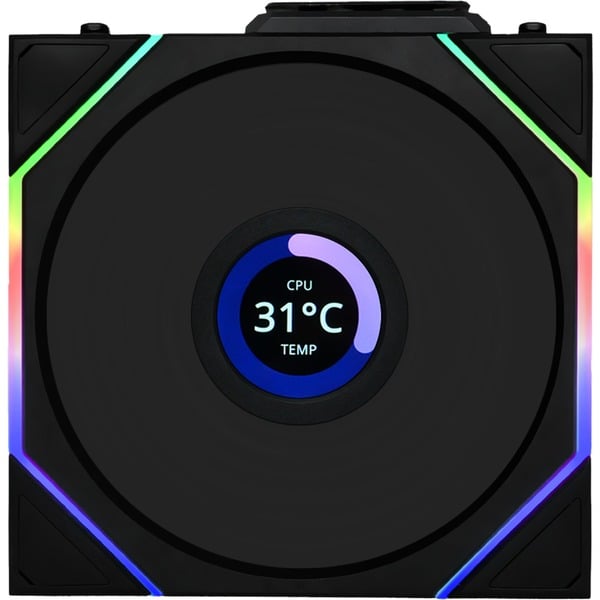 UNI FAN TL 120 LCD Wireless Reverse Blade RGB case fan