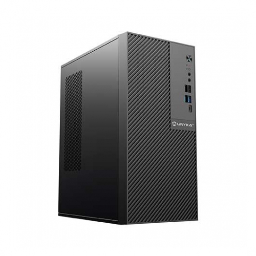 UNYKA CAIXA MATX NUMEN 500 PRO TYPE C BLACK S/FONTE