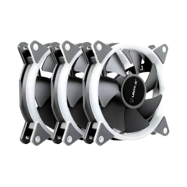 Unyka Candy Kit 3 x 120mm | Ventilador Argb 7 Aspas 1500RPM Mando a Distancia