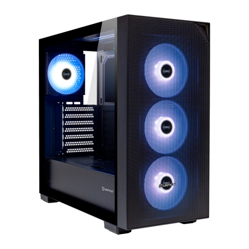 UNYKACH REVELAT MESH BLACK CAJA ATX, MICRO ATX, ITX - LATERAL DE