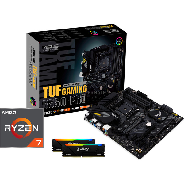 Upgrade Kit TUF GAMING B550-PRO + Ryzen 7 5700G + 32 GB