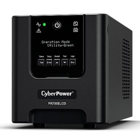 UPS PR750ELCD 750 VA 675 W 6 tomadas CA - CYBERPOWER
