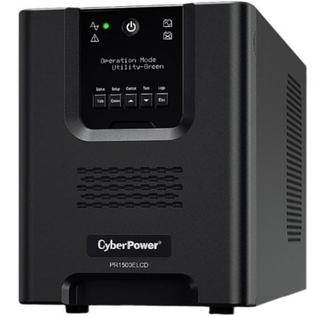 UPS  PR1500ELCD 1500 VA 1350 W 8 tomadas CA - CYBERPOWER