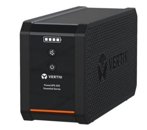 UPS Vertiv PowerUPS 200 Essential Series PSA6E-1000IT-SCH AC 220 240 V 525 Watt 1000 VA