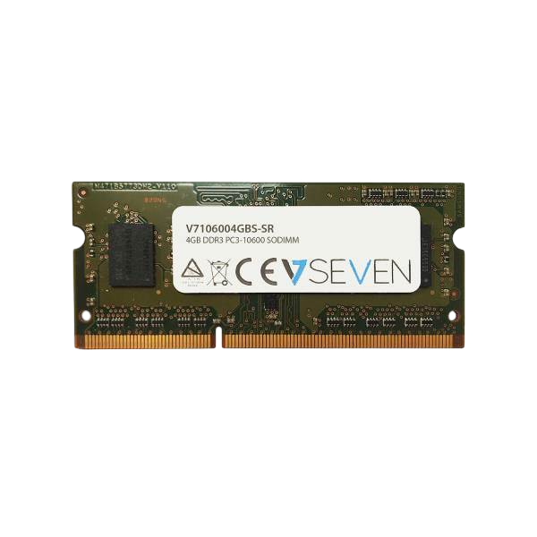 V7 4GB Memoria RAM DDR3 1333MHz CL9 SODIMM 1.5V V7106004GBS-SR