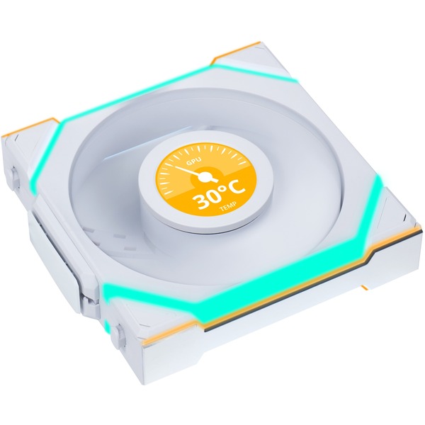 VENTILADOR 120X120 LIAN LI UNIFAN SL WIRELESS LCD WHITE