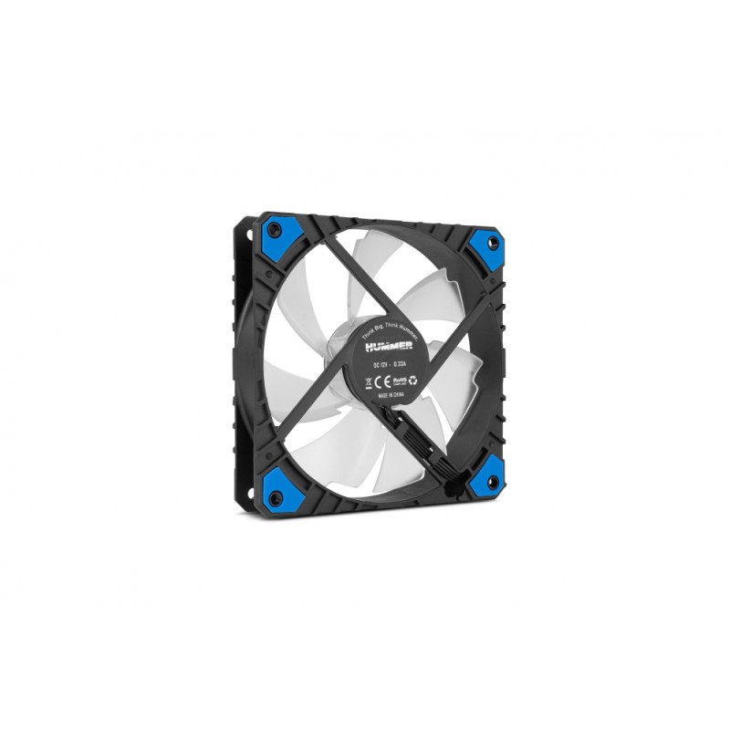 VENTILADOR 120X120 NOX H-FAN PRO LED AZUL