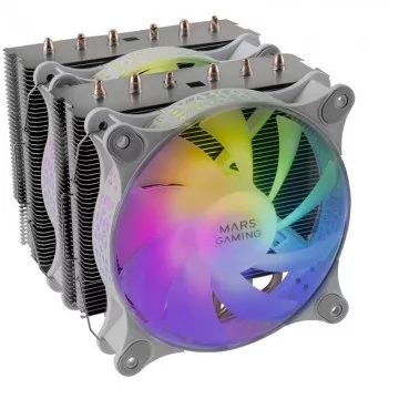 Ventilador com dissipador de calor Mars Gaming MCPU-XTW/ 12cm/ Branco