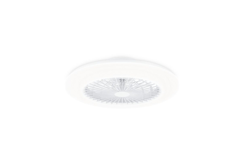 Ventilador de teto Philips Amigo Flat Fan com luz LED IR RD até 6500K - Hélices integradas - 25W de potência + 60W de potência de luz - Brilhante - Co