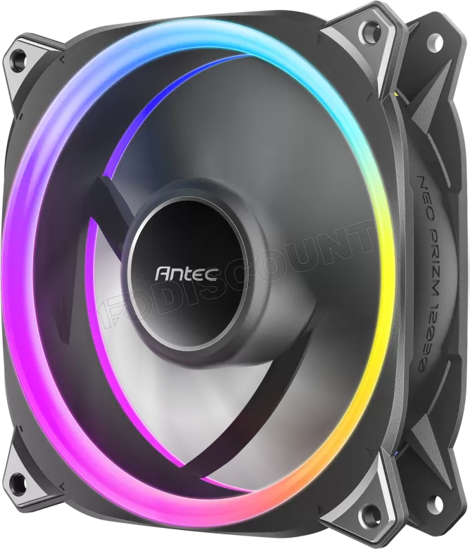 Ventilateur de boitier Antec Neo Prizm T3 RGB - 12cm (Noir)