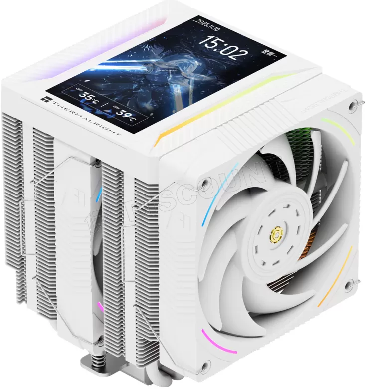 Ventilateur pour processeur Thermalright Peerless Assassin 120 Vison Max RGB (Blanc)