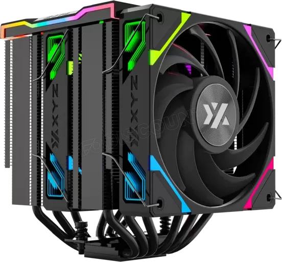 Ventilateur pour processeur XYZ Thermax 6 Pro Duo RGB (Noir)