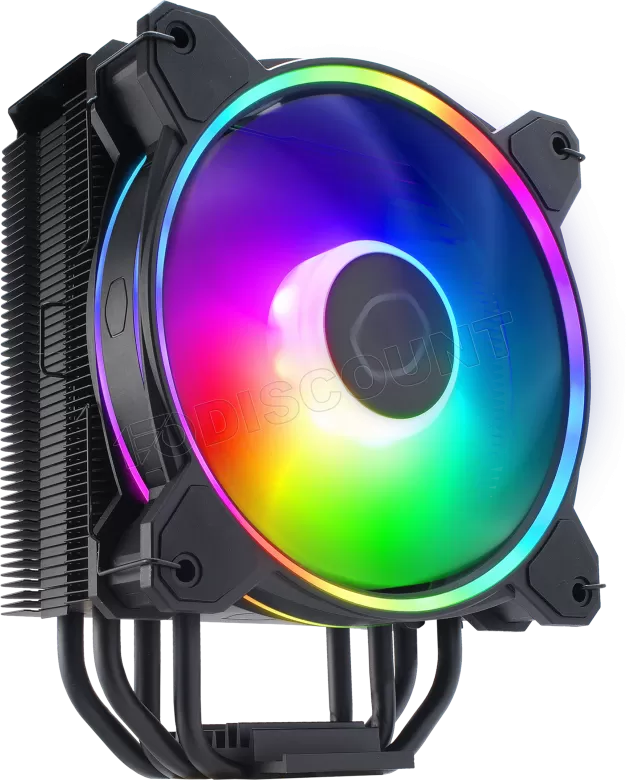 Ventilateur processeur Cooler Master Hyper 212 Halo Black RGB (Noir)