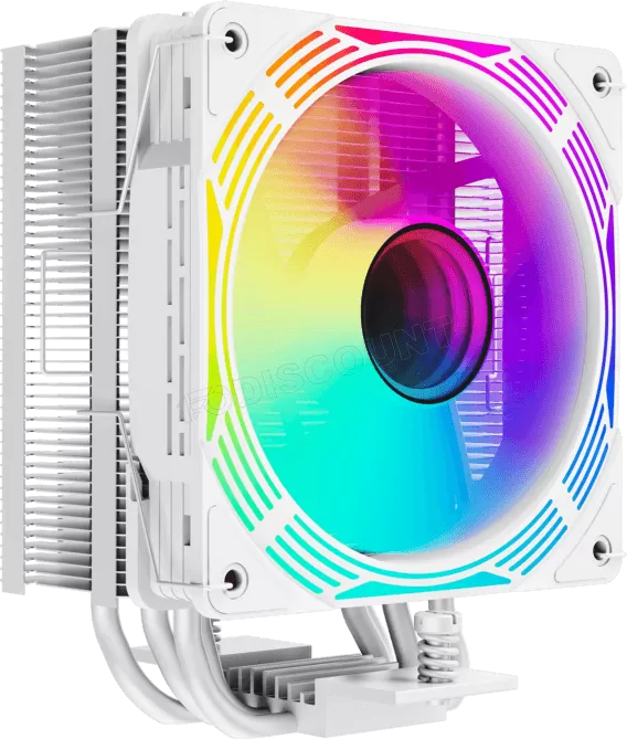 Ventilateur processeur Gamemax Ice force RGB (Blanc)