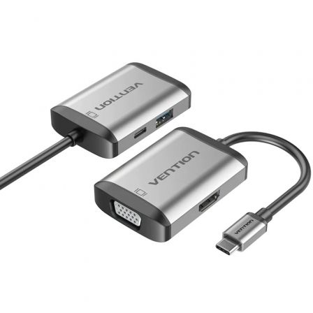 Vention TFAHB adaptador gráfico USB Cinzento