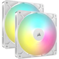Ventoinha Corsair RS140 ARGB PWM Branca 140mm (Pack 2)