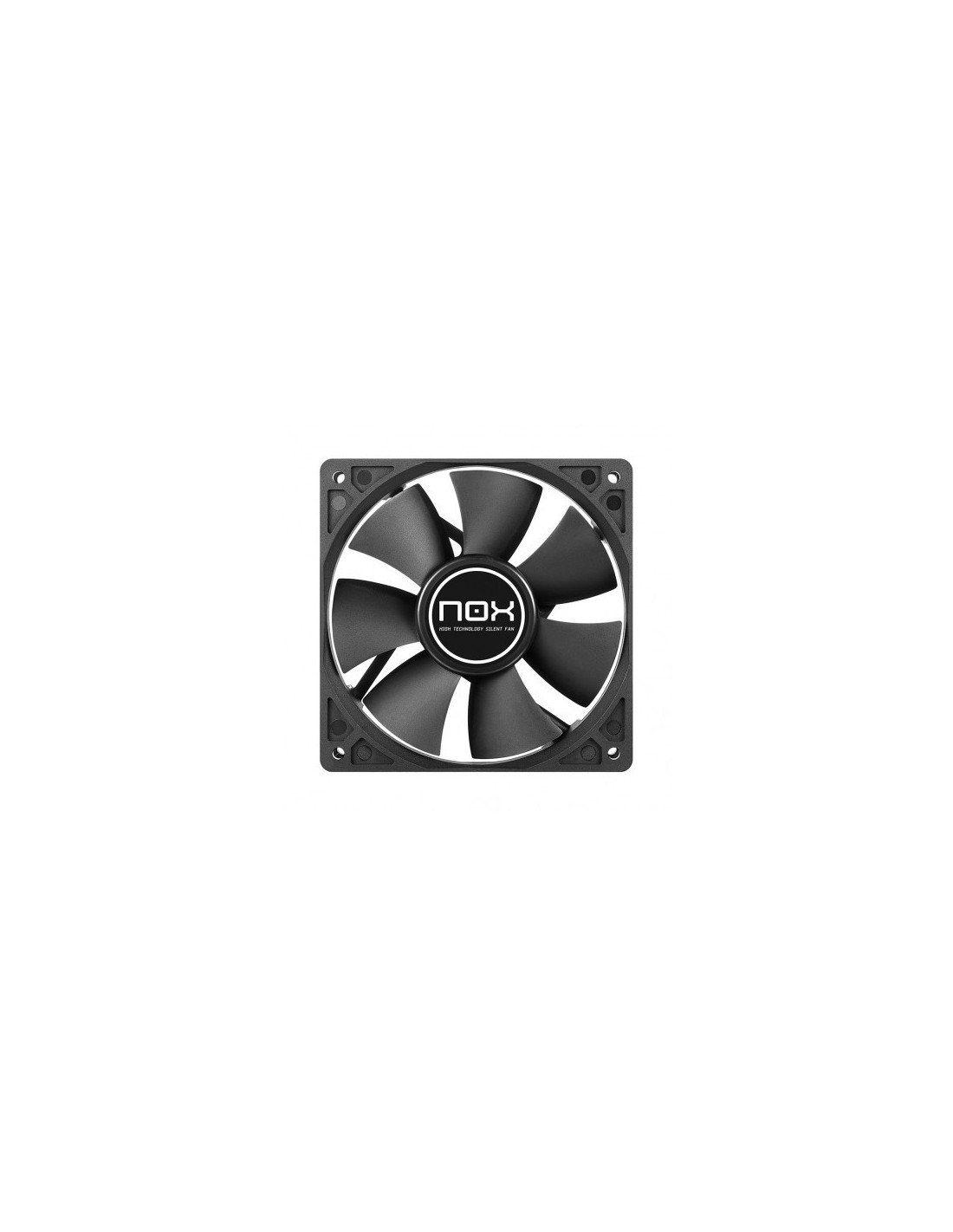 Ventoinha de Chassis NOX 120mm, 1000 RPM, 3 Pinos, Preto, para PC