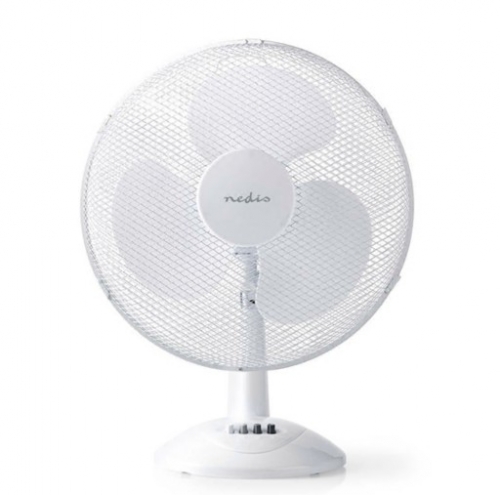 VENTOINHA DE MESA NEDIS FNTB10CWT40 400 MM 45 W OSCILANTE 3-VELOCIDADES BRANCA