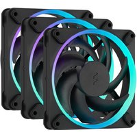 Ventoinha Fractal Design Momentum 12 120mm 2200RPM 8 Pinos RGB Preta (3 Pack)