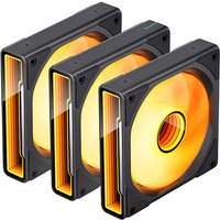 Ventoinha Jonsbo ZK-120B ARGB PWM Preto - 120mm (3PACK)
