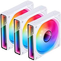 Ventoinha Jonsbo ZK-120W ARGB PWM Branco - 120mm (3PACK)
