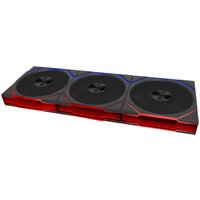 Ventoinha Lian Li UNI FAN TL120 FLEX Wireless Reverse Blade Preto 120mm (Pack 3)