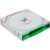 Ventoinha Lian Li UNI FAN TL120 FLEX Wireless Reverse Blade Branco 120mm