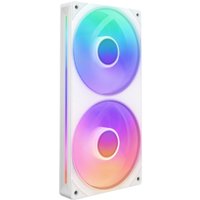 Ventoinha NZXT F280 RGB Core Single-Frame Brancas - Dupla Ventoínha 140mm (280mm)