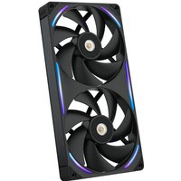 Ventoinha NZXT F280X Perfomance RGB Single-Frame Pretas - Dupla Ventoínha 140mm (280mm)