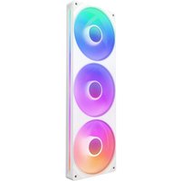 Ventoinha NZXT F360 RGB Core Single-Frame Brancas - Tripla Ventoinha 120mm ( 360mm )