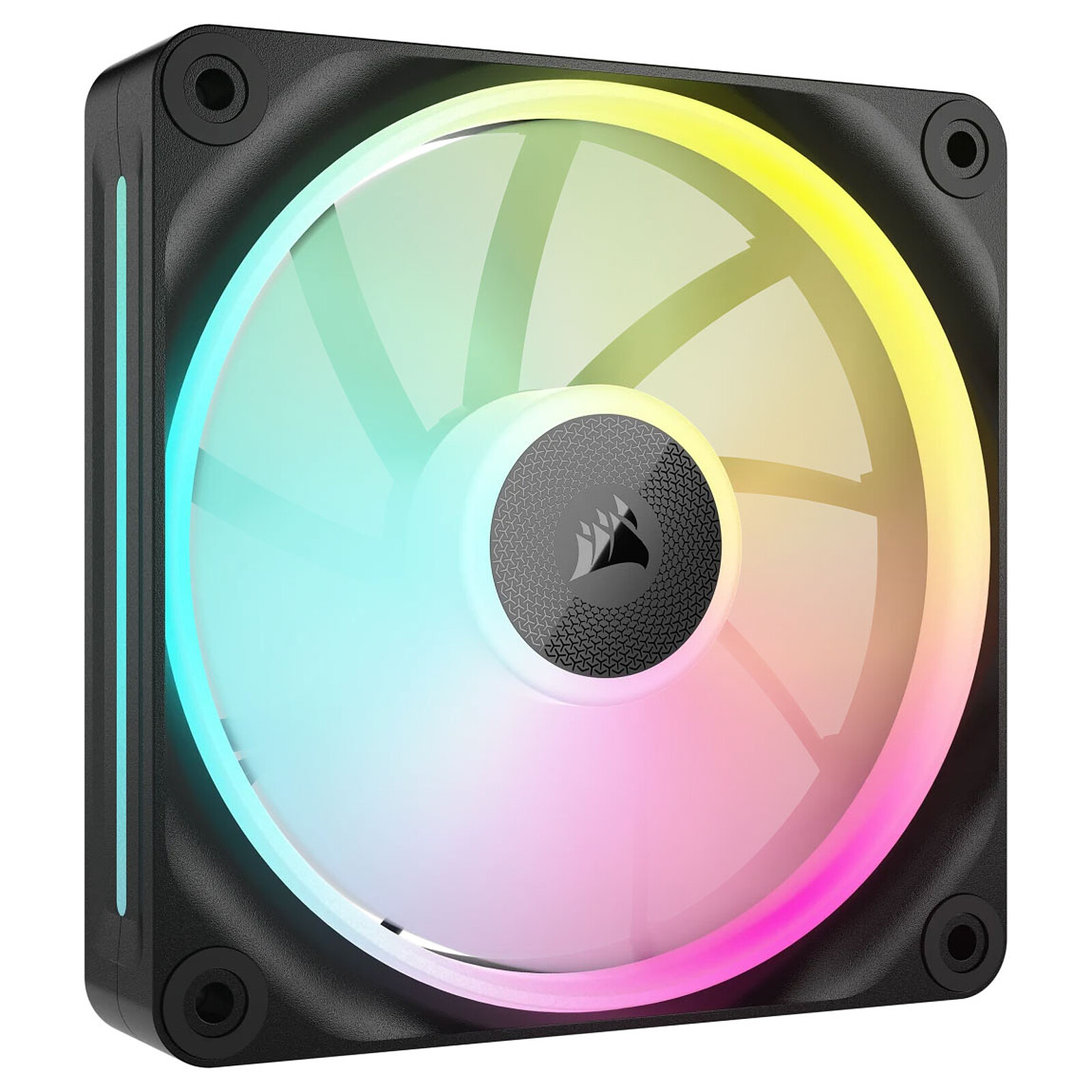 Ventoinha PWM iCUE LINK LX120 RGB 120mm (Preto) - CORSAIR
