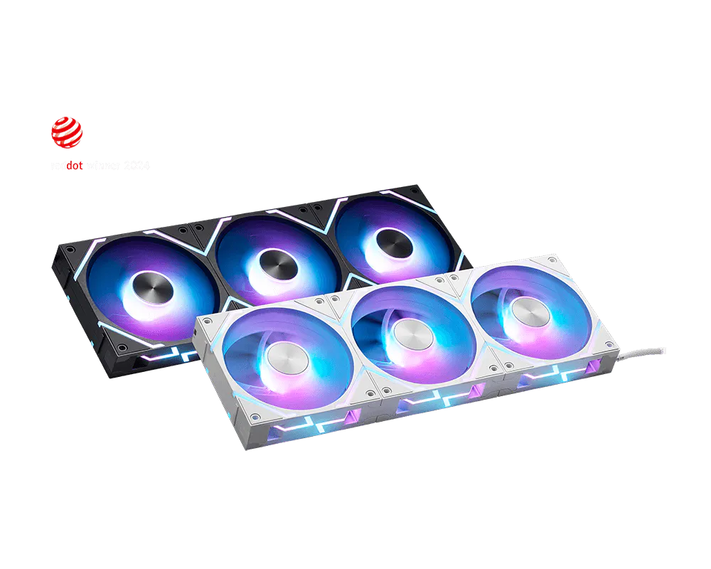 Ventola MSI MPG EZ120 ARGB WHITE-3W – 120mm ARGB