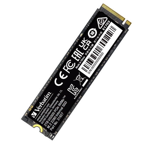 VERBATIM SSD VI5000 2TB PCIE NVME M.2 (5000MBS)