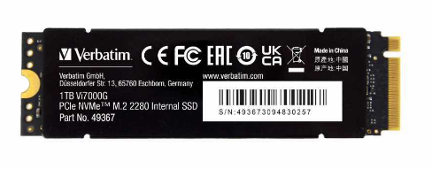 VERBATIM SSD VI7000 1TB PCIE NVME M.2 (7000MB/S)