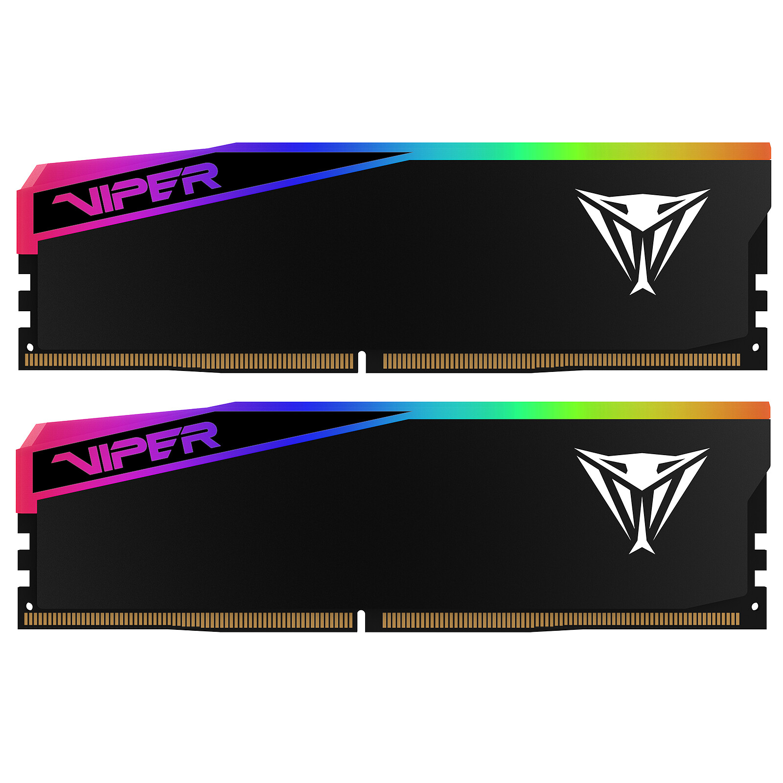 Viper Gaming Elite 5 Ultra RGB 32 Go (2x 16 Go) DDR5 6000 MHz CL46 - Noir