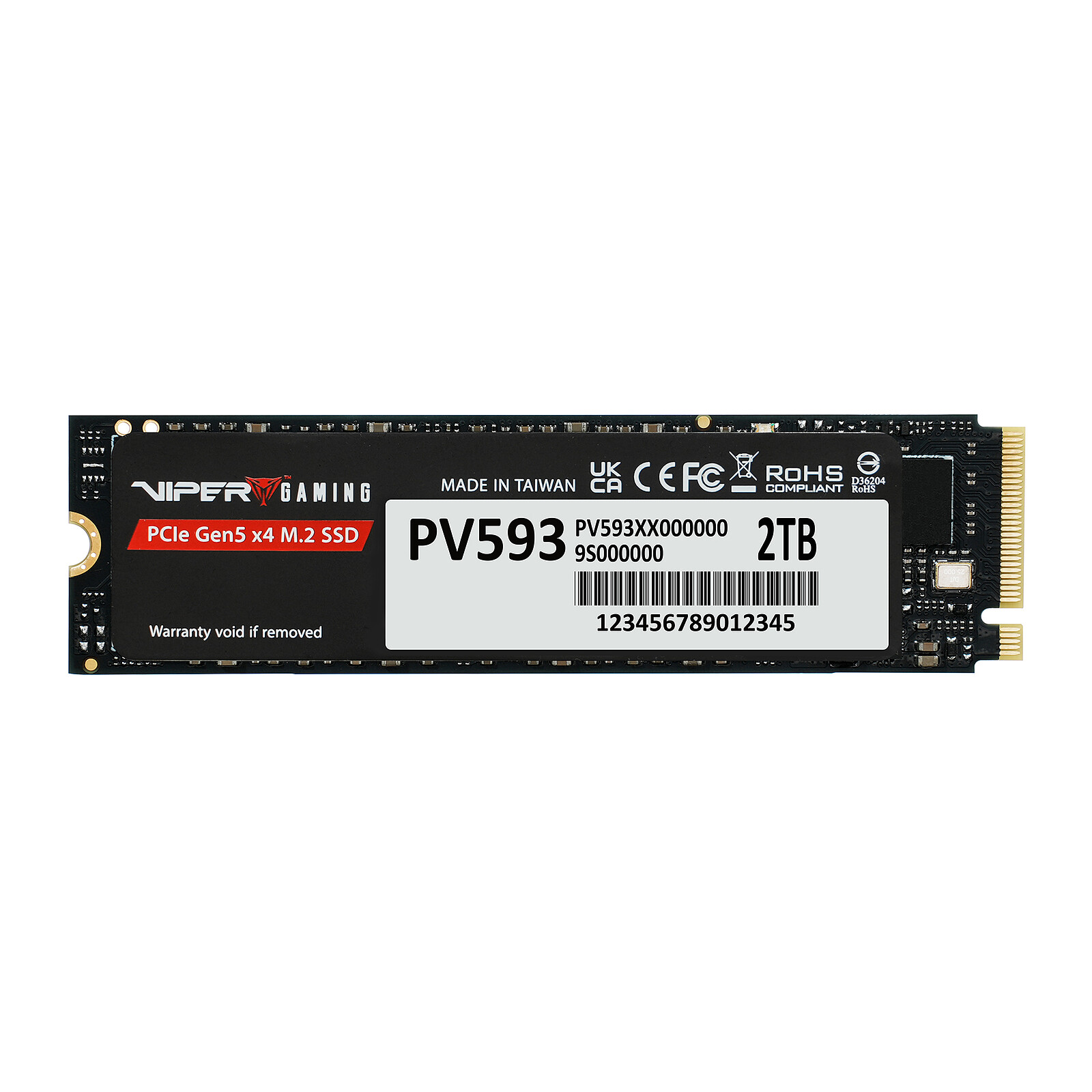 Viper Gaming SSD PV593 2 To