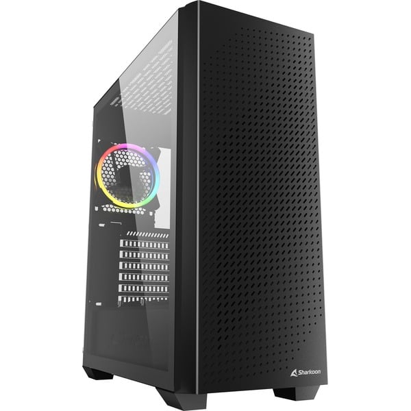 VS9 RGB Black midi tower behuizing