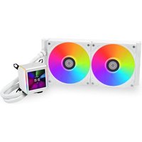Water Cooler CPU AIO Lian Li GALAHAD II LCD 280 ARGB Branco - 280mm