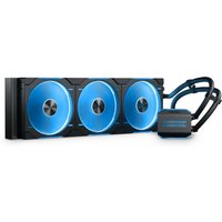 Water Cooler CPU Phanteks Glacier One 420D30 DRGB X2 Preto - 420mm