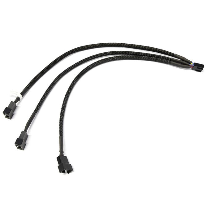 Watercool Y-Splitter 3-Fan PWM, schwarz - 30cm