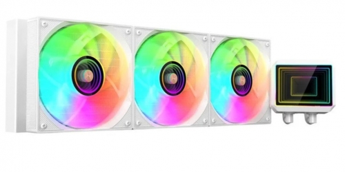 WATERCOOLING MARS GAMING ML-TWO360 ARGB INFINIT 600W TDP COPPER-CORE WHITE MLTWO360W