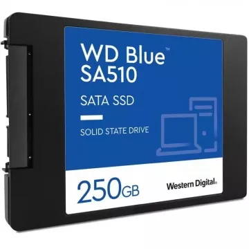 WD Blue SA510 WDS250G3B0B - SSD - 250 GB - interna - M.2 2280 - SATA 6Gb/s - azul