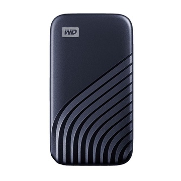 WD My Passport SSD WDBAGF0010BBL - SSD - encriptado - 1 TB - externa (portátil) - USB 3.2 Gen 2 (USB C conector) - 256-bits AES - azul noite