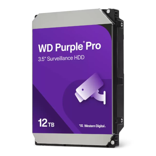 WD Purple Pro 12TB SATA 6Gb/s HDD 3.5inch internal 7200Rpm 256MB Cache 24x7 Bulk